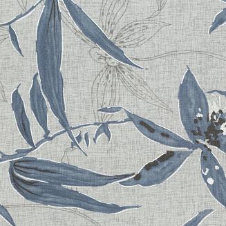 Zasłona gotowa na przelotkach PATI 140x250 Eurofirany niebieski