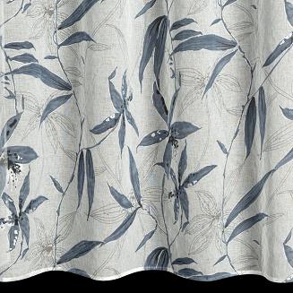 Zasłona gotowa na przelotkach PATI 140x250 Eurofirany niebieski