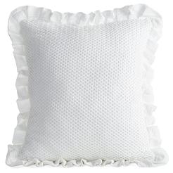 Poszewka dekoracyjna MUSLIN 45x45 Eurofirany biały