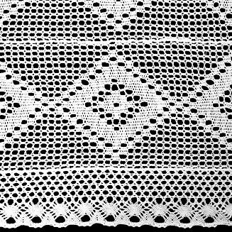 Obrus dekoracyjny OLIVIA 85x85 Eurofirany biały