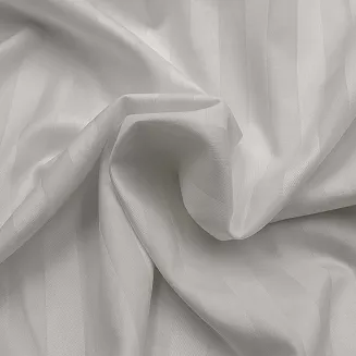 Pościel satyna bambusowo-bawełniana STRIPE GREY 180x200 Darymex jednokolorowa szara