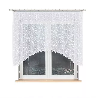 Firanka żakardowa gotowa na żabki ZUZANNA 250x130 biała