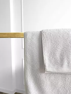 Ręcznik frotte Bari 30x30 gładki biały