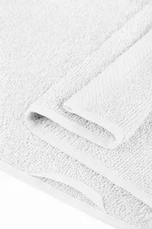 Ręcznik frotte Bari 30x30 gładki biały