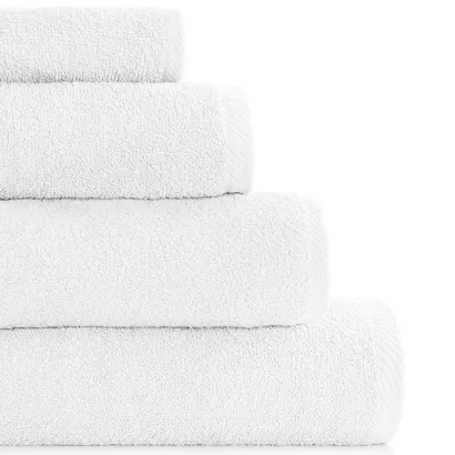 Ręcznik frotte Bari 30x30 gładki biały
