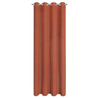 Zasłona gotowa na przelotkach ANGELICA 140x250 Eurofirany rudy