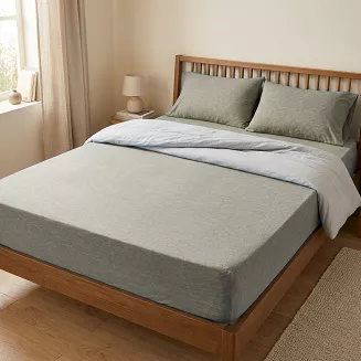 Prześcieradło jersey z gumką 200x220 Parylux stalowe