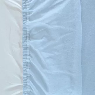 Prześcieradło ochronne z gumką jersey 60x120 Darymex niebieskie