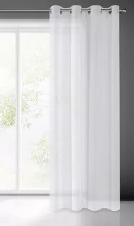 Firana gotowa na przelotkach ESIM 140x250 Eurofirany biały