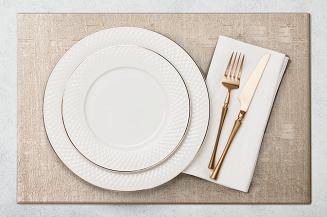 Obrus dekoracyjny COLETTE 85x85 Eurofirany złoty