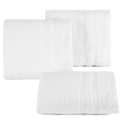 Ręcznik bawełniany MILO 100x150 Eurofirany biały