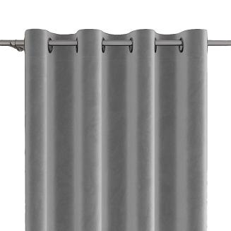 Zasłona gotowa na przelotkach VELVI 140x240 chłodny szary