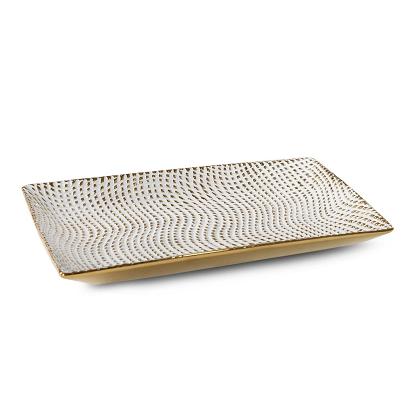 Patera dekoracyjna VERDA 35x20 Eurofirany biała