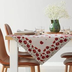 Obrus dekoracyjny 100x100 Eurofirany naturalny