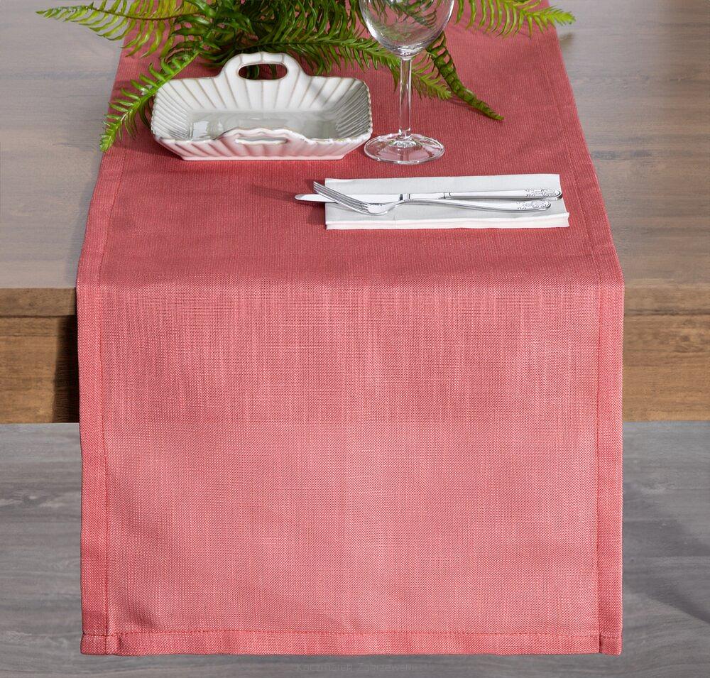 Obrus dekoracyjny SUMMER12 40x140 Eurofirany ceglasty