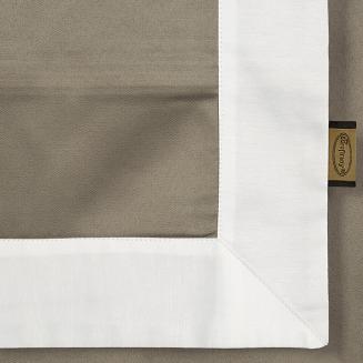 Pościel satynowa KAWA+B 160x200 Eurofirany ciemnobeżowy