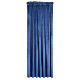 Zasłona gotowa na taśmie ROSA 140x270 Eurofirany granatowa