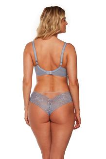 Biustonosz balkonetka z koronką Soft Vanella 1248 miękki niebieski