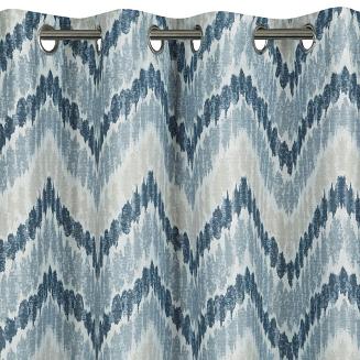 Zasłona gotowa na przelotkach ANN 140x250 Eurofirany srebrna