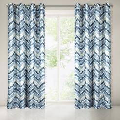 Zasłona gotowa na przelotkach ANN 140x250 Eurofirany srebrna