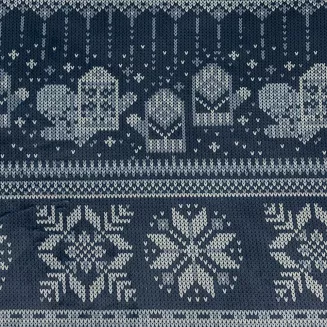 Koc świąteczny KOC22 150x200 Eurofirany niebieski