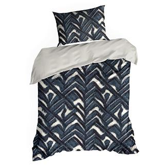 Pościel satynowa SPRING 220x200 Eurofirany ciemnogranatowy