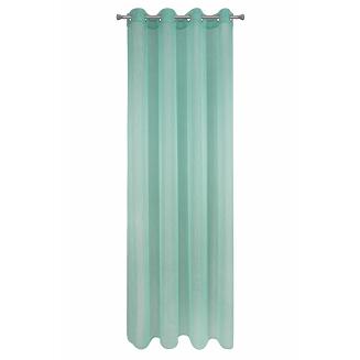 Firana gotowa na przelotkach REBECCA 140x250 Eurofirany mietowy