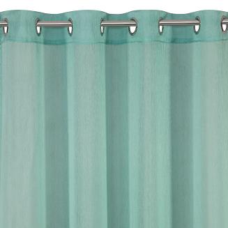 Firana gotowa na przelotkach REBECCA 140x250 Eurofirany mietowy