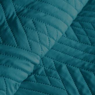 Narzuta dekoracyjna BONI 170x210 ciemnoturkusowy