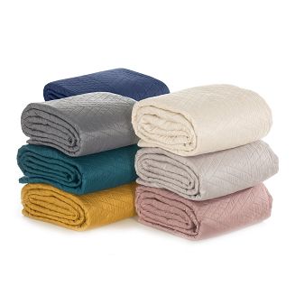 Narzuta dekoracyjna BONI 170x210 ciemnoturkusowy