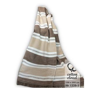 Koc bawełniano-akrylowy 150x200 wzór 1228-1