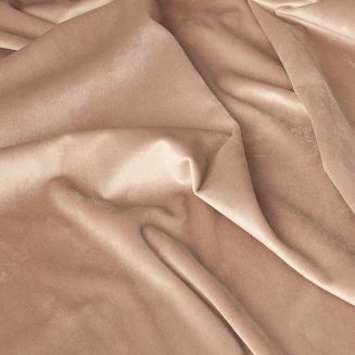 Zasłona gotowa na taśmie VELVI 140x260 ciemnobeżowa