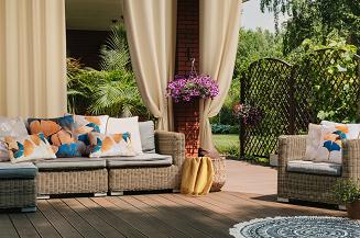 Koc narzuta AKRYL 130x170 Eurofirany żółty