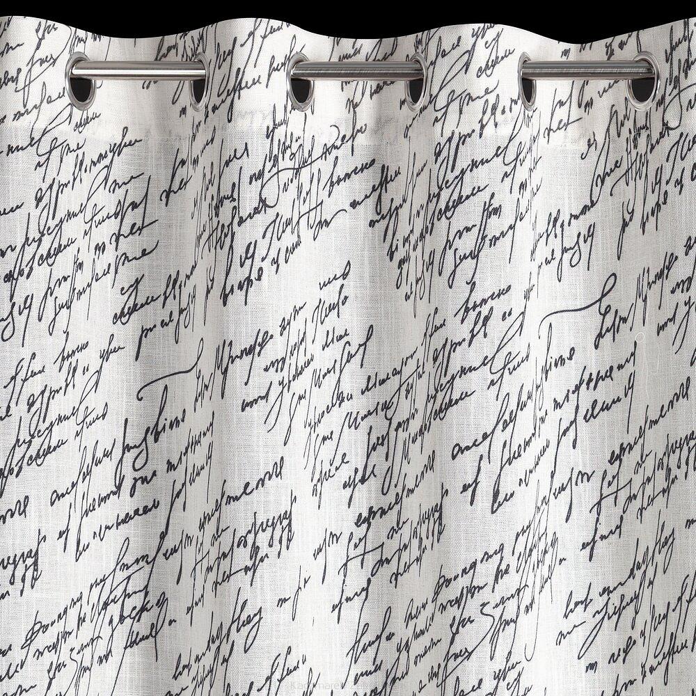 Zasłona gotowa na przelotkach EDITH 140x250 Eurofirany naturalny