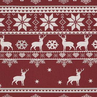 Komplet pościeli świąteczny POS 220x200 Eurofirany czerwony