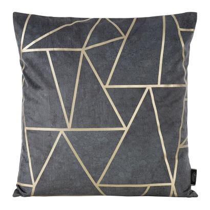 Poszewka dekoracyjna BLINK-29 45x45 Eurofirany stalowo/jasnozłota