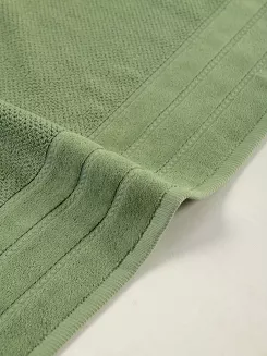 Ręcznik bawełniany o ryżowej strukturze Loren 30x30 pistacjowy