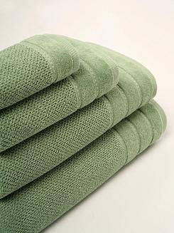 Ręcznik bawełniany o ryżowej strukturze Loren 30x30 pistacjowy