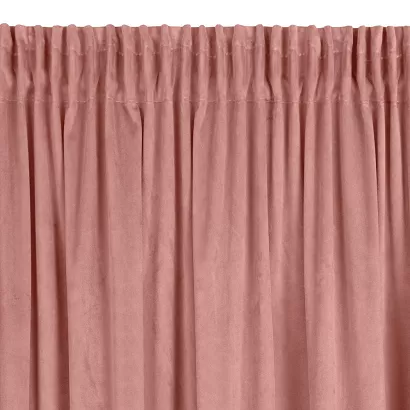 Zasłona gotowa na taśmie PIERRE 140x300 Pierre Cardin Eurofirany ciemnoróżowa