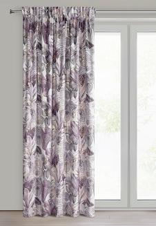 Zasłona gotowa na taśmie DAVOS 140x270 Eurofirany biały