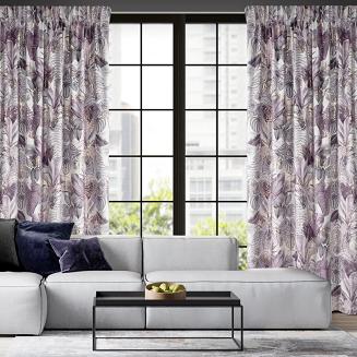 Zasłona gotowa na taśmie DAVOS 140x270 Eurofirany biały