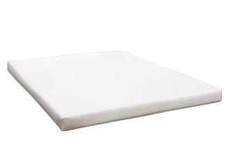 Prześcieradło jersey z gumką 90 x 200 biały na białym tle