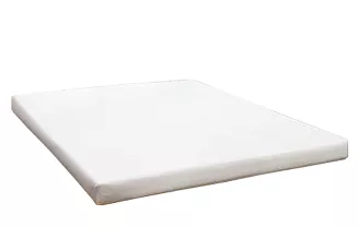 Prześcieradło jersey z gumką 90 x 200 biały na białym tle
