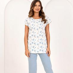 Piżama damska REGINA kod 730 niebieski