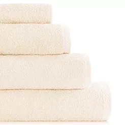 Ręcznik frotte Bari 100x150 gładki kremowy