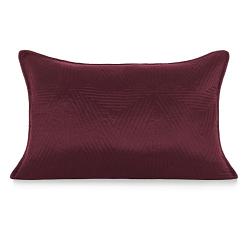 Poszewka dekoracyjna TRIO 50x70 pikowana bordowa