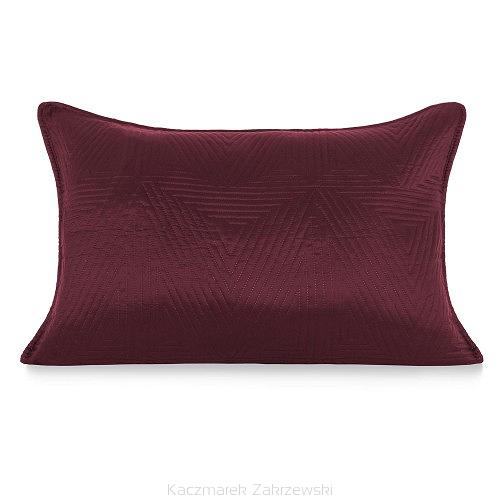 Poszewka dekoracyjna TRIO 50x70 pikowana bordowa
