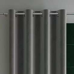 Zasłona gotowa na przelotkach VELVI 140x240 antracytowa
