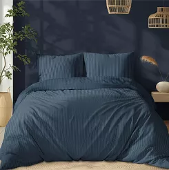 Pościel Satyna Baw. Denim /160/ Pure