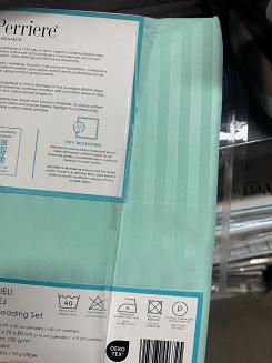 Komplet pościeli hotelowej adamaszek La Perriere 160x200 miętowa